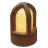 SLV Cone Floor Lamp Steel Rusty Round | Outdoor - IP54 - Suitable for 1x E14 