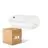 Multipack 4x Philips LED Security Coreline BWC110 White 9W 900lm - 830 Warm White | 242x110mm - IP54 - Light Sensor