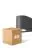 Multipack 4x D'Lite Wall Light Vossem Aluminium Black| IP54 - Suitable For 1x GU10